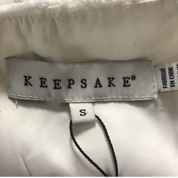 1023 NWT Keepsake Lace Overlay Sleeveless Blouse. SzS - Picture 5 of 6